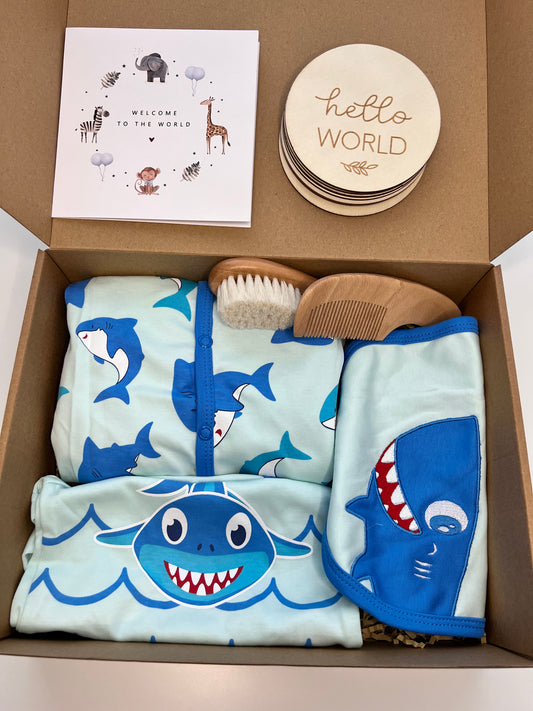 Hi Baby Shark – Newborn Gift Box